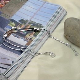 Betrouwbare Reputatie Vrouwelijke Platina Plating Titanium Enkelband