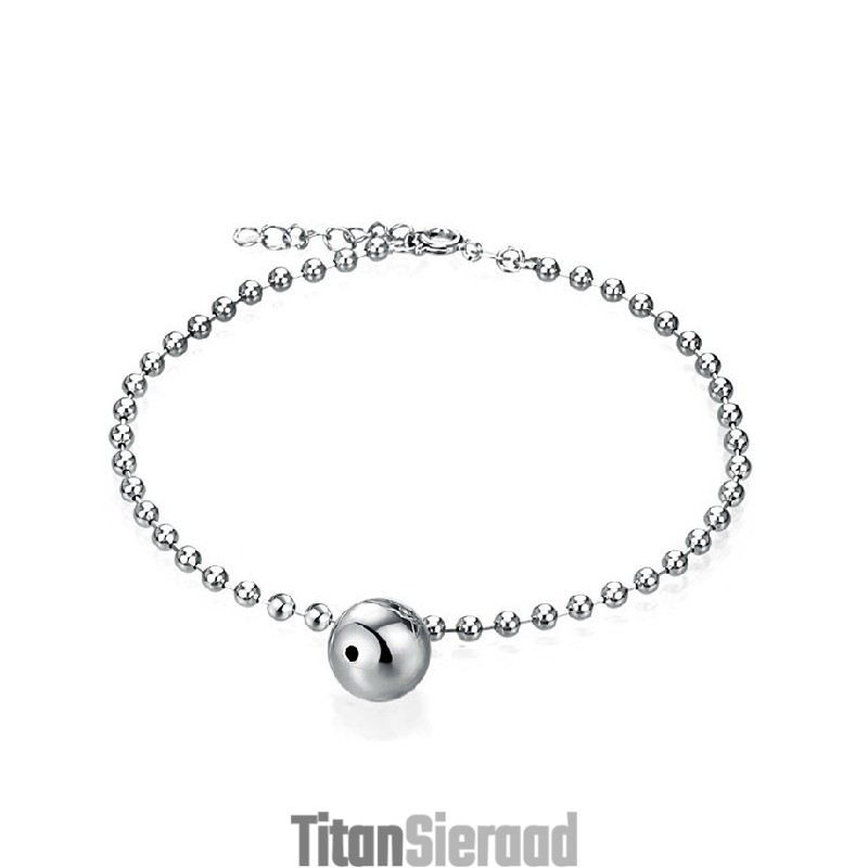 Betrouwbare Kwaliteit Vrouwelijke Platina Geplateerde Titanium Enkelband Betrouwbare Kwaliteit Vrouwelijke Platina Geplateerde Titanium Enkelband