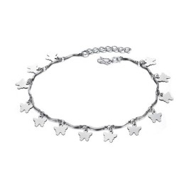 Betrouwbare Reputatie Vrouwelijke Vlindervorm Platina Plating Titanium Enkelband