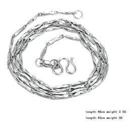 De Koningin Van De Kwaliteit Vrouwelijke Ingot Platina Plating Titanium Ketting