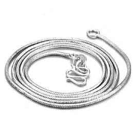 Compleet In Specificaties Vrouwelijke Slang Platina Plating Titanium Ketting