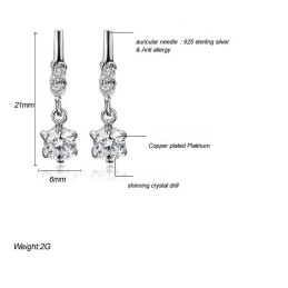 Oorbellen Van Titanium Met coating Van Uitstekende Kwaliteit Voor Dames
