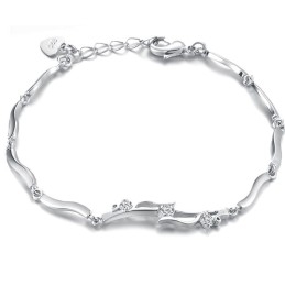 Betrouwbare Kwaliteit Vrouwelijke Platina Plating Titanium Armband