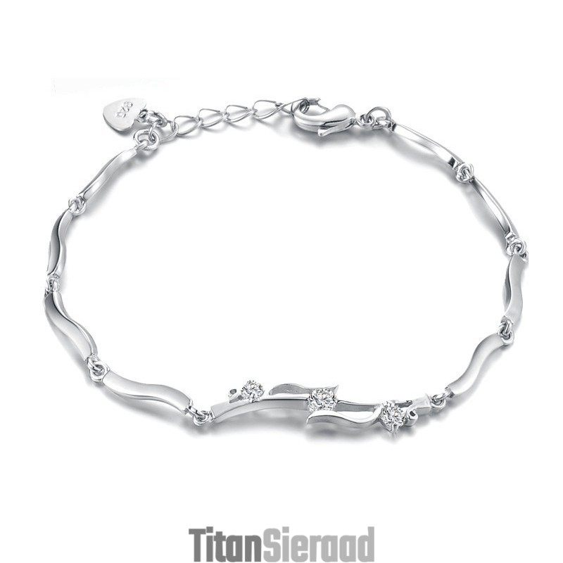Betrouwbare Kwaliteit Vrouwelijke Platina Plating Titanium Armband Betrouwbare Kwaliteit Vrouwelijke Platina Plating Titanium Armband