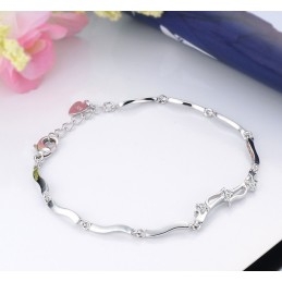 Betrouwbare Kwaliteit Vrouwelijke Platina Plating Titanium Armband