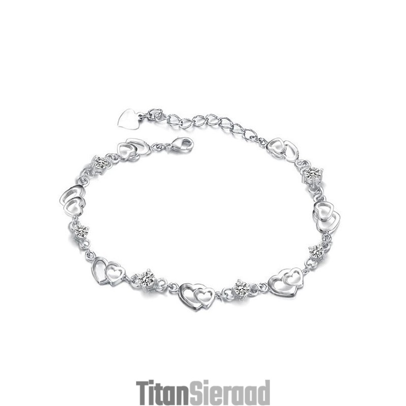 Gemakkelijk Te Gebruiken Damesarmband Met Platina Plating Van Titanium Gemakkelijk Te Gebruiken Damesarmband Met Platina Plating Van Titanium