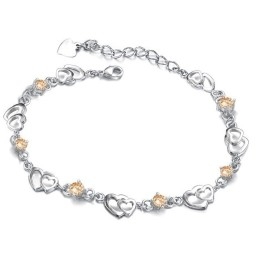 Gemakkelijk Te Gebruiken Damesarmband Met Platina Plating Van Titanium