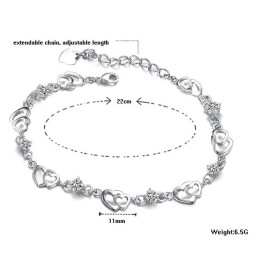 Gemakkelijk Te Gebruiken Damesarmband Met Platina Plating Van Titanium