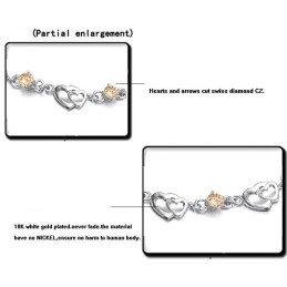 Gemakkelijk Te Gebruiken Damesarmband Met Platina Plating Van Titanium
