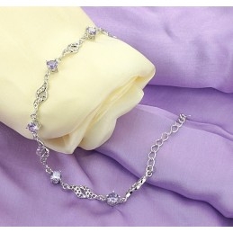 Uitstekende Kwaliteit Vrouwelijke Holle Titanium Armband Met Diamant