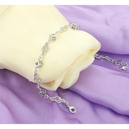 Uitstekende Kwaliteit Vrouwelijke Holle Titanium Armband Met Diamant