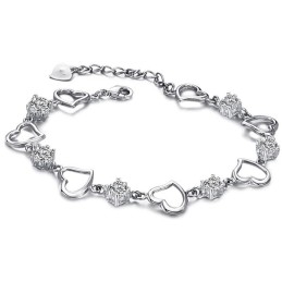 Hoogwaardige Damesarmband Met Platina Plating En Diamant Van Titanium