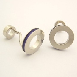 Nieuwe Stijl Titanium Ronde Manchetknopen