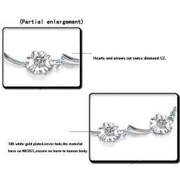 Kwaliteit En Kwantiteit Gegarandeerde Vrouwelijke Platina Titanium Armband