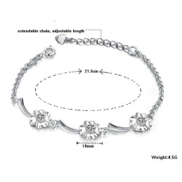 Kwaliteit En Kwantiteit Gegarandeerde Vrouwelijke Platina Titanium Armband