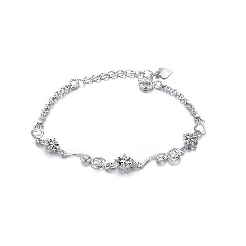 Kwaliteit En Kwantiteit Gegarandeerde Vrouwelijke Platina Titanium Armband Met Strass Kwaliteit En Kwantiteit Gegarandeerde Vrouwelijke Platina Titanium Armband Met Strass