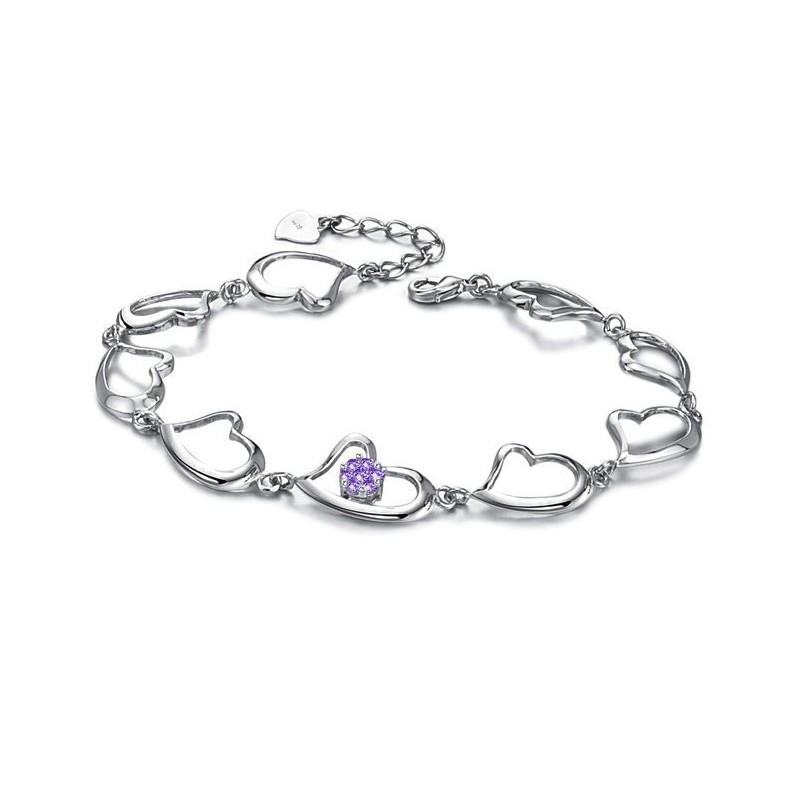 Hoogwaardige Damesarmband Met Platina Plating En Diamant Van Titanium Hoogwaardige Damesarmband Met Platina Plating En Diamant Van Titanium
