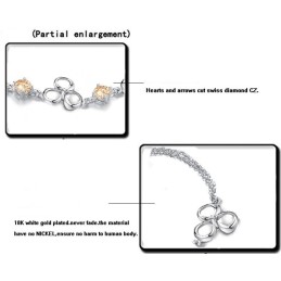 Breed Scala Aan Vrouwelijke, Kleurvaste Platina Plating Titanium Armbanden