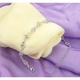 Vrouwelijke Holle Titanium Armband Van Superieure Kwaliteit Met Strass