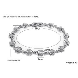 Wereldwijd Bekende -Geplateerde Titanium Armband Voor Dames