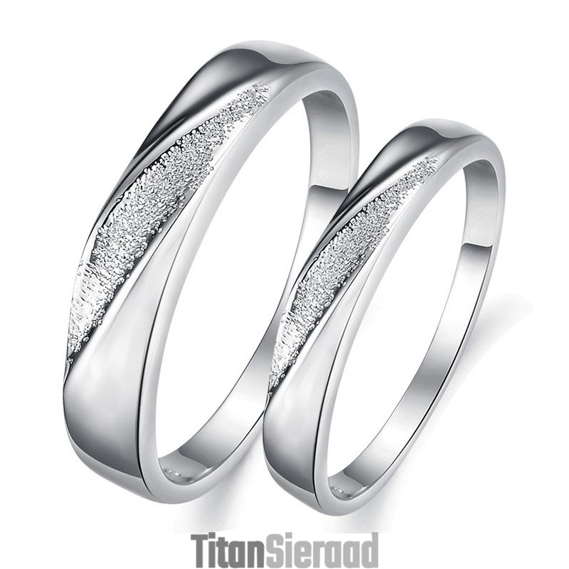 Brede Variaties Scrub Platina Plating Titanium Ring Voor Geliefden Brede Variaties Scrub Platina Plating Titanium Ring Voor Geliefden