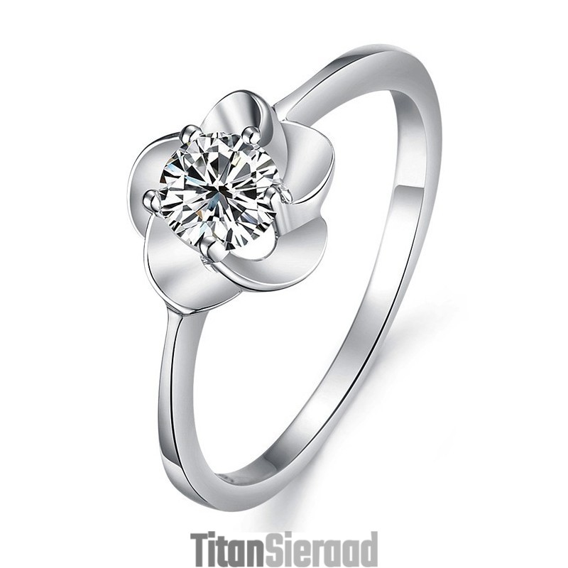 De Koningin Van De Hoogwaardige Damesmode Met Platina Plating En Titanium Ring