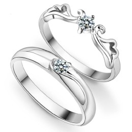 Kwaliteit En Kwantiteit Gegarandeerde Platina Plating Titanium Ring Voor Geliefden