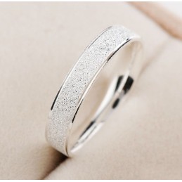 Gemakkelijk Te Gebruiken Parelgaren Platina Titanium Ring Voor Geliefden