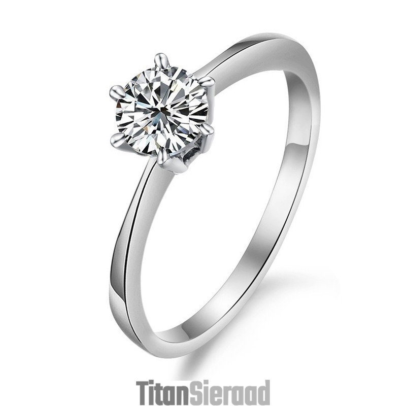 Kwaliteit En Kwantiteit Gegarandeerde Vrouwelijke Platina Titanium Ring Met Strass Kwaliteit En Kwantiteit Gegarandeerde Vrouwelijke Platina Titanium Ring Met Strass