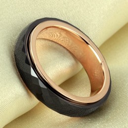 Brede Variaties Zwarte Wolfraam Keramische Ring