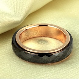 Brede Variaties Zwarte Wolfraam Keramische Ring