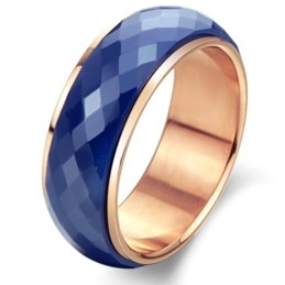 Compleet In Specificaties Blauwe Wolfraam Keramische Ring