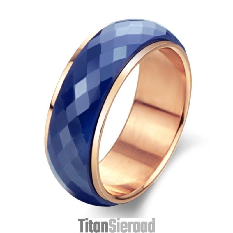 Compleet In Specificaties Blauwe Wolfraam Keramische Ring Compleet In Specificaties Blauwe Wolfraam Keramische Ring