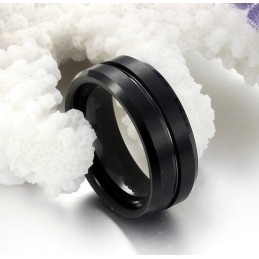 Bekend Om Zijn Hoogwaardige Heren Retro-Tungsten Keramische Ring