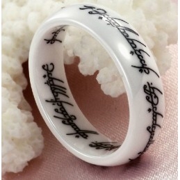 De Koningin Van De Kwaliteit Retro Wolfraam Keramische Ring