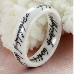 De Koningin Van De Kwaliteit Retro Wolfraam Keramische Ring