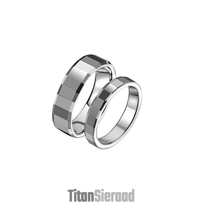 Wereldwijd Bekende Ring Van Wolfraamkeramiek Voor Geliefden