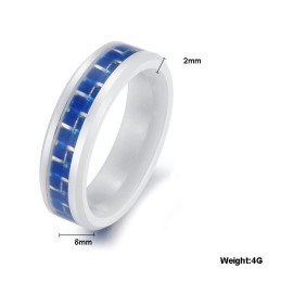 Om Een Lang Verhaal Te Hebben: Blauwe Wolfraam Keramische Ring