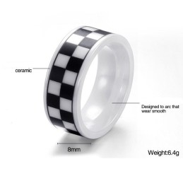 Uitstekende Kwaliteit Mannelijke Rooster Wolfraam Keramische Ring