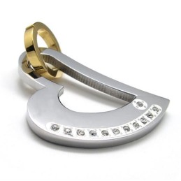 Liefdeshart Titanium Hanger - Gratis Chian