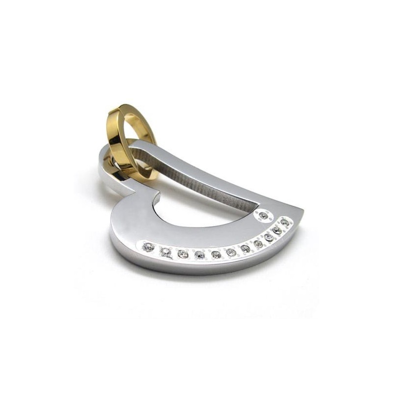 Liefdeshart Titanium Hanger - Gratis Chian Liefdeshart Titanium Hanger - Gratis Chian