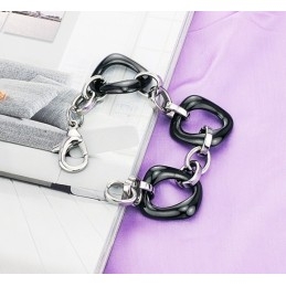 Kwaliteit En Kwantiteit Gegarandeerde Zwarte Wolfraam Keramische Armband