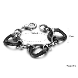 Kwaliteit En Kwantiteit Gegarandeerde Zwarte Wolfraam Keramische Armband