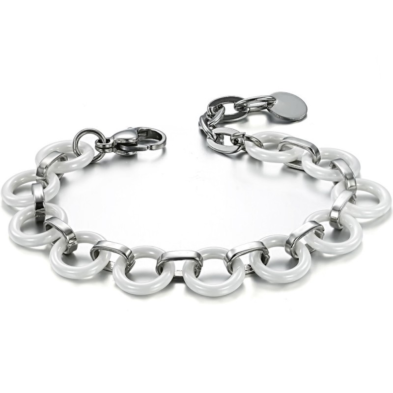 De Koningin Van Hoogwaardige Vrouwelijke Witte Wolfraam Keramische Armband De Koningin Van Hoogwaardige Vrouwelijke Witte Wolfraam Keramische Armband