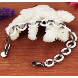 De Koningin Van Hoogwaardige Vrouwelijke Witte Wolfraam Keramische Armband