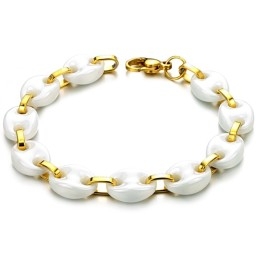 Stabiele Kwaliteit Vrouwelijke Witte Wolfraam Keramische Armband
