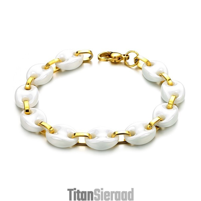 Stabiele Kwaliteit Vrouwelijke Witte Wolfraam Keramische Armband Stabiele Kwaliteit Vrouwelijke Witte Wolfraam Keramische Armband
