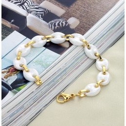 Stabiele Kwaliteit Vrouwelijke Witte Wolfraam Keramische Armband