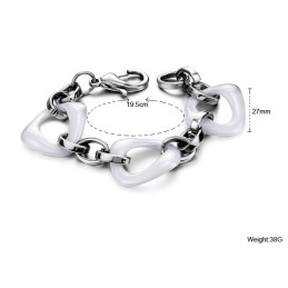 Betrouwbare Reputatie Witte Wolfraam Keramische Armband
