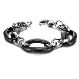 Brede Variaties Vrouwelijke Ellips Wolfraam Keramische Armband
